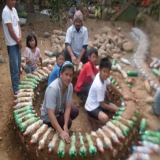 Circle Mango Tree Bench in Balili, Mountain Province, Cordillera Administrative Region, 2622, Philippines has sequestered 125 kg of plastic using 250 ecobricks