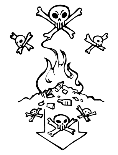 Eco bricks prevent plastic from being incinerated.